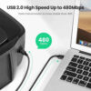 Ugreen US135 USB 2.0 καλώδιο εκτυπωτή USB-A male - USB-B male Μαύρο 2m (20847) - Image 2