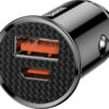Baseus Circular Car Charger PD QC4.0+ 5A 30W Μαύρο CCALL-YS01 - Image 2