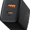 Baseus Φορτιστής με Θύρα USB-A και Θύρα USB-C 20W Power Delivery Quick Charge 3.0 Μαύρος CCXJ-B01 - Image 4