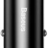 Baseus Square Car Charger 2xUSB QC3.0 5A 30W Μαύρο CCALL-DS01