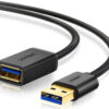 Ugreen USB 3.0 Cable USB-A male - USB-A female 2m 10373