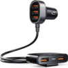 Joyroom JR-CL03 5-port USB Car Charger Μαύρος Συνολικής Έντασης 6.2A