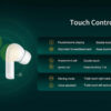 QCY T18 In-ear Bluetooth Handsfree Ακουστικά με Θήκη Φόρτισης Λευκά - Image 4