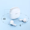 Joyroom TWS Earphones ENC IPX4 Bluetooth 5.3 JR-TL11 Λευκό - Image 2