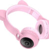 Hoco W27 Cat ear wireless headphones Ροζ - Image 3