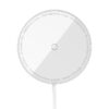 Baseus Μαγνητικός Ασύρματος Φορτιστής Simple Mini3 15W Ασημί CCJJ040012 - Image 2