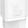 Baseus Super Si Quick Charger 1C 30W White CCSUP-J02