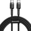Baseus Cable USB-C Cafule PD 2.0 QC 3.0 60W 1m black-gray CATKLF-GG1