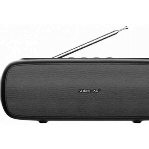 Sonic Gear BT5.0 Portable Wireless Speaker Super Bass with FM Radio Black