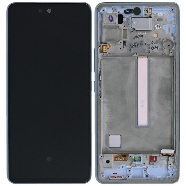 Lcd with Frame Samsung Galaxy A53 5G A536B GH82-28024C Blue Service Pack